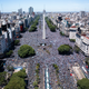 Image for article titled Millions of Fans Take Over Roads and Highways of Buenos Aires During World Cup Celebration